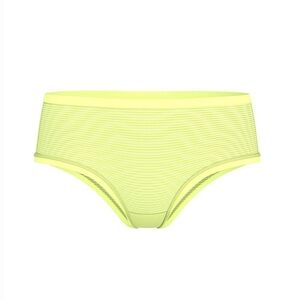 🆕Victoria's Secret No-Show Stripe Mesh Cheeky Panty Sparkling Lime - Small
